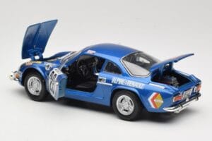 Alpine A110 1600S #28 Alpine-Renault O. Andersson / D. Stone Rally Monte Carlo 1971 Maisto 1:18 56033 Metāls — attēls 5 no 8
