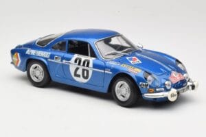 Alpine A110 1600S #28 Alpine-Renault O. Andersson / D. Stone Rally Monte Carlo 1971 Maisto 1:18 56033 Metāls — attēls 6 no 8