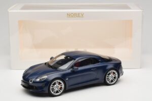 Alpine A110 S A120 Matte Storm Blue Norev 1:18 185444 Metāls — attēls 6 no 6