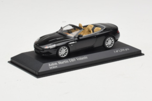 Aston Martin DB9 Kabriolets Melns Minichamps 1:43 400137330 Metāls — attēls 2 no 4