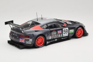 Aston Martin DBR9 GT1 #59 Team Modena A. Garcia / J. Menten / C. Fittipaldi 24 Hours of Le Mans 2006 Solido 1:18 80014 Metāls — attēls 3 no 8