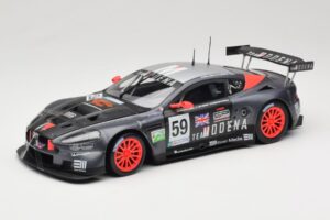 Aston Martin DBR9 GT1 #59 Team Modena A. Garcia / J. Menten / C. Fittipaldi 24 Hours of Le Mans 2006 Solido 1:18 80014 Metāls