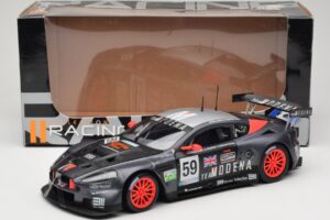 Aston Martin DBR9 GT1 #59 Team Modena A. Garcia / J. Menten / C. Fittipaldi 24 Hours of Le Mans 2006 Solido 1:18 80014 Metāls — attēls 8 no 8