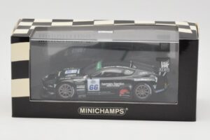 Aston Martin DBRS9 #66 Barwell Motorsport R. Johnson FIA GT3 European Championship Spa 2006 Minichamps 1:43 400061366 Metāls — attēls 4 no 4