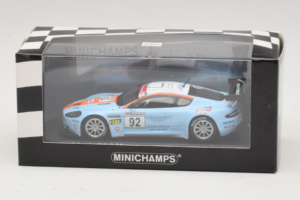 Aston Martin DBRS9 Gulf #92 T. Enge / Lechner VLN 250 Nurburgring 2008 Minichamps 1:43 400081392 Metāls — attēls 4 no 4