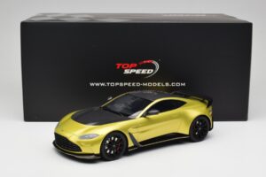 Aston Martin V12 Vantage Final Edition Cosmopolitan Yellow TopSpeed 1:18 TS0453 Metāls — attēls 6 no 6