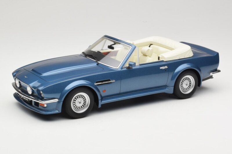 Aston Martin V8 Volante Zils GT Spirit 1:18 GT128 Sveķi