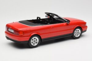 Audi 80 B3 Kabriolets Sarkans MCG 1:18 MCG18371 Metāls — attēls 2 no 6