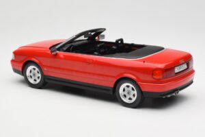Audi 80 B3 Kabriolets Sarkans MCG 1:18 MCG18371 Metāls — attēls 5 no 6