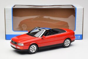 Audi 80 B3 Kabriolets Sarkans MCG 1:18 MCG18371 Metāls — attēls 6 no 6