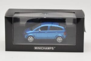 Audi A2 Light Blue Metallic Minichamps 1:43 AUDI007 Metāls — attēls 4 no 4