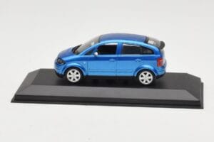 Audi A2 Light Blue Metallic Minichamps 1:43 AUDI007 Metāls