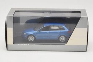 Audi A3 8P Sportback Mauritius Blue Minichamps 1:43 5010403033 Metāls — attēls 4 no 4