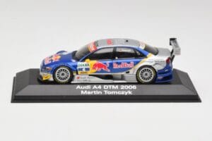 Audi A4 B7 #4 Red Bull M. Tomczyk DTM 2006 Minichamps 1:43 5020600303 Metāls