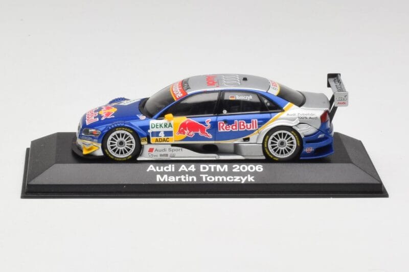 Audi A4 B7 #4 Red Bull M. Tomczyk DTM 2006 Minichamps 1:43 5020600303 Metāls