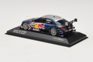 Audi A4 DTM #1 M. Ekstrom Audi Sport Team Abt Sportsline DTM Champion 2008 Minichamps 1:43 400081801 Metāls — attēls 3 no 4