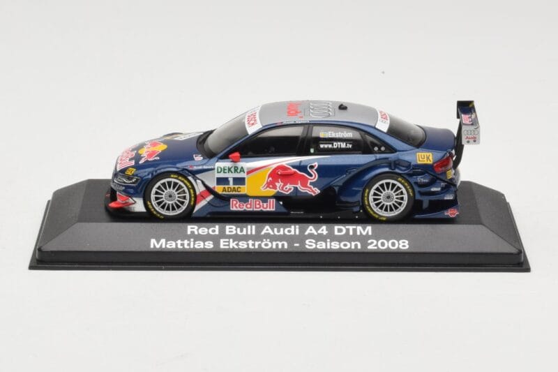 Audi A4 #1 M. Ekstrom Audi Sport Team Abt Sportsline DTM 2008 Minichamps 1:43 5020800123 Metāls
