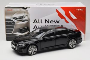 Audi A6L C8 Melns Paudi Model 1:18 42499 Metāls — attēls 8 no 8