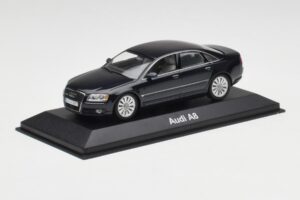 Audi A8 D3 Mauritius Zils Metallic Minichamps 1:43 5010508123 Metāls — attēls 2 no 4
