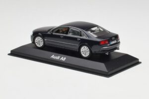 Audi A8 D3 Mauritius Zils Metallic Minichamps 1:43 5010508123 Metāls — attēls 3 no 4
