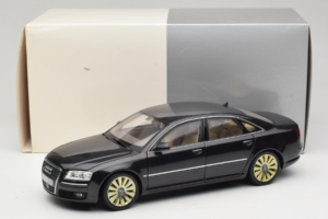 Audi A8 D3 W12 Melns Kyosho 1:18 5010508135 Metāls — attēls 8 no 8
