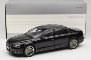 Audi A8L D3 W12 Phantom Black Kyosho 1:18 5011008125 Metāls — attēls 8 no 8