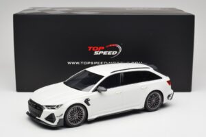 Audi ABT RS6-R C8 Avant Balts TopSpeed 1:18 TS0502 Metāls — attēls 6 no 6