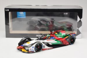 Audi e-tron FE05 Audi Sport ABT Schaeffler #11 L. di Grassi Formula E Season 5 2019 Minichamps 1:18 114180011 Metāls — attēls 6 no 6