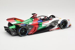 Audi e-tron FE05 Audi Sport ABT Schaeffler #66 D. Abt Formula E Season 5 2019 Minichamps 1:18 114180066 Metāls — attēls 2 no 6