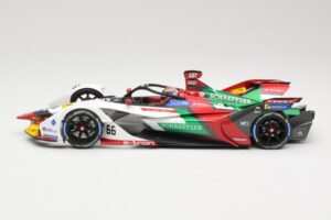 Audi e-tron FE05 Audi Sport ABT Schaeffler #66 D. Abt Formula E Season 5 2019 Minichamps 1:18 114180066 Metāls — attēls 3 no 6