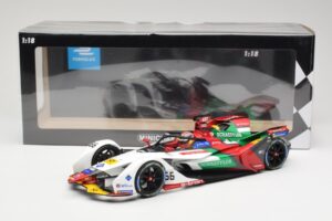 Audi e-tron FE05 Audi Sport ABT Schaeffler #66 D. Abt Formula E Season 5 2019 Minichamps 1:18 114180066 Metāls — attēls 6 no 6