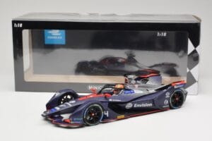 Audi e-tron FE05 Envision Virgin Racing #4 R. Frijns Formula E Season 5 2019 Minichamps 1:18 114180004 Metāls — attēls 6 no 6