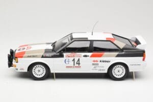 Audi Quattro #14 M. Mouton / F. Pons Winners Rally Sanremo 1981 Minichamps 1:18 155811114 Metāls — attēls 3 no 6