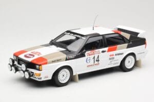 Audi Quattro #14 M. Mouton / F. Pons Winners Rally Sanremo 1981 Minichamps 1:18 155811114 Metāls