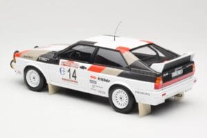 Audi Quattro #14 M. Mouton / F. Pons Winners Rally Sanremo 1981 Minichamps 1:18 155811114 Metāls — attēls 5 no 6