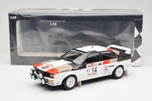 Audi Quattro #14 M. Mouton / F. Pons Winners Rally Sanremo 1981 Minichamps 1:18 155811114 Metāls — attēls 6 no 6