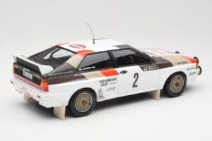 Audi Quattro A1 #2 H. Mikkola / A. Hertz Audi Sport Rally Monte Carlo 1983 Minichamps 1:18 155831102 Metāls — attēls 2 no 6