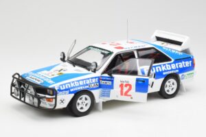 Audi Quattro A2 #12 H. Wittmann / R. Diekmann Safari Rally 1984 Sun Star 1:18 4246 Metāls — attēls 2 no 8
