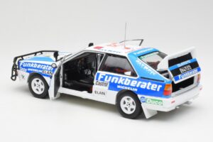 Audi Quattro A2 #12 H. Wittmann / R. Diekmann Safari Rally 1984 Sun Star 1:18 4246 Metāls — attēls 5 no 8