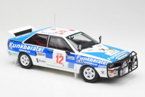 Audi Quattro A2 #12 H. Wittmann / R. Diekmann Safari Rally 1984 Sun Star 1:18 4246 Metāls — attēls 6 no 8