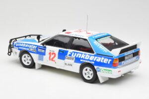 Audi Quattro A2 #12 H. Wittmann / R. Diekmann Safari Rally 1984 Sun Star 1:18 4246 Metāls — attēls 7 no 8