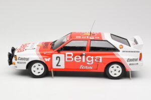 Audi Quattro A2 #2 B. Waldegård / H-T. Thorszelius Belga Team Winners Boucles de Spa 1985 Minichamps 1:18 155851102 Metāls — attēls 3 no 6
