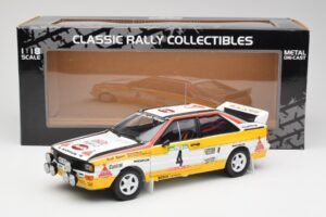 Audi Quattro A2 #4 W. Rohrl / C. Geistdorfer Rally de Portugal 1984 Sun Star 1:18 4224 Metāls — attēls 8 no 8