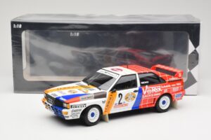 Audi Quattro A2 Schmidt Motorsport #2 H. Demuth / W. Lux Winners Hunsrück Rally 1984 Minichamps 1:18 155841102 Metāls — attēls 6 no 6