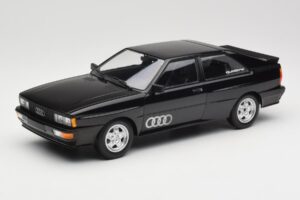 Audi Quattro Melns Metaliks Minichamps 1:18 155016121 Metāls