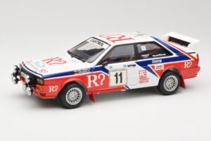 Audi Quattro #11 F. Wittmann / J. Pattermann Rally Acropolis 1986 Sun Star 1:18 4191 Metāls