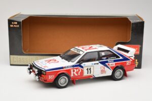 Audi Quattro #11 F. Wittmann / J. Pattermann Rally Acropolis 1986 Sun Star 1:18 4191 Metāls — attēls 8 no 8