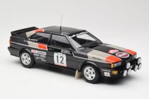Audi Quattro #12 M. Mouton / F. Pons Audi Sport Rally de Portugal 1981 Minichamps 1:18 155811112 Metāls — attēls 4 no 6
