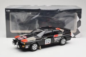 Audi Quattro #12 M. Mouton / F. Pons Audi Sport Rally de Portugal 1981 Minichamps 1:18 155811112 Metāls — attēls 6 no 6