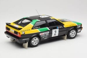 Audi Quattro #2 M. Mouton / F. Pons Audi Sport Rally of 1000 Pistes 1981 Minichamps 1:18 155811122 Metāls — attēls 2 no 6